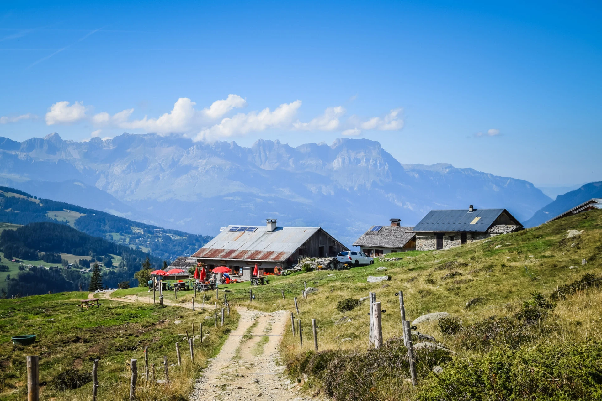 Auberge du Truc på Truc-platån, Val Montjoie