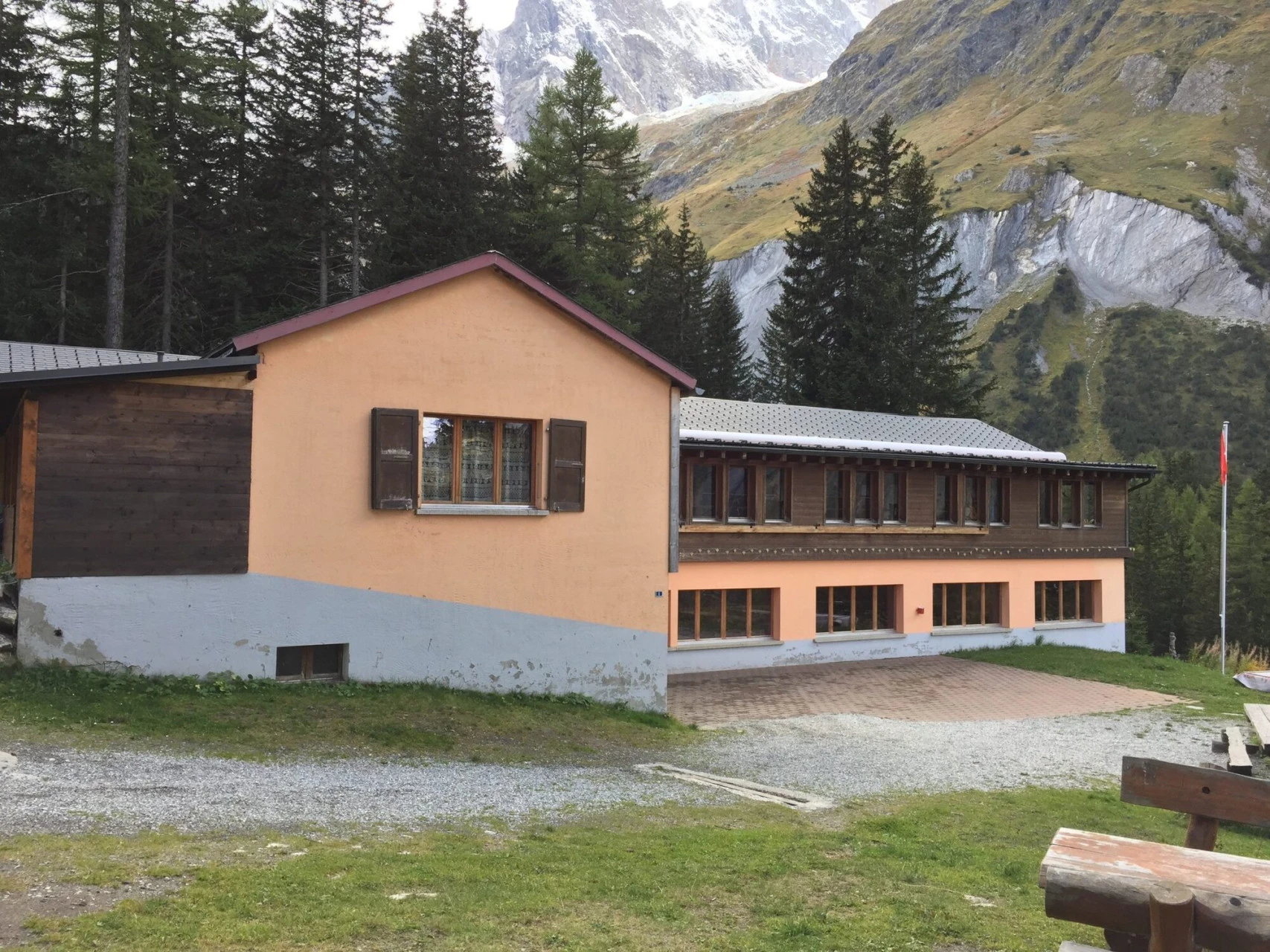 Chalet Le Dolent i La Fouly, mot Mont Dolent