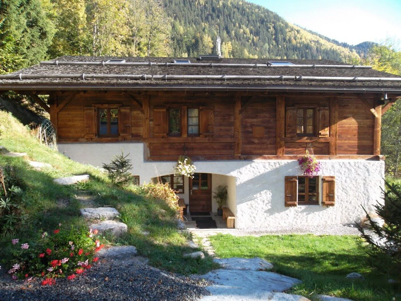Chalet Les Méandres i Les Houches, start för Tour du Mont-Blanc