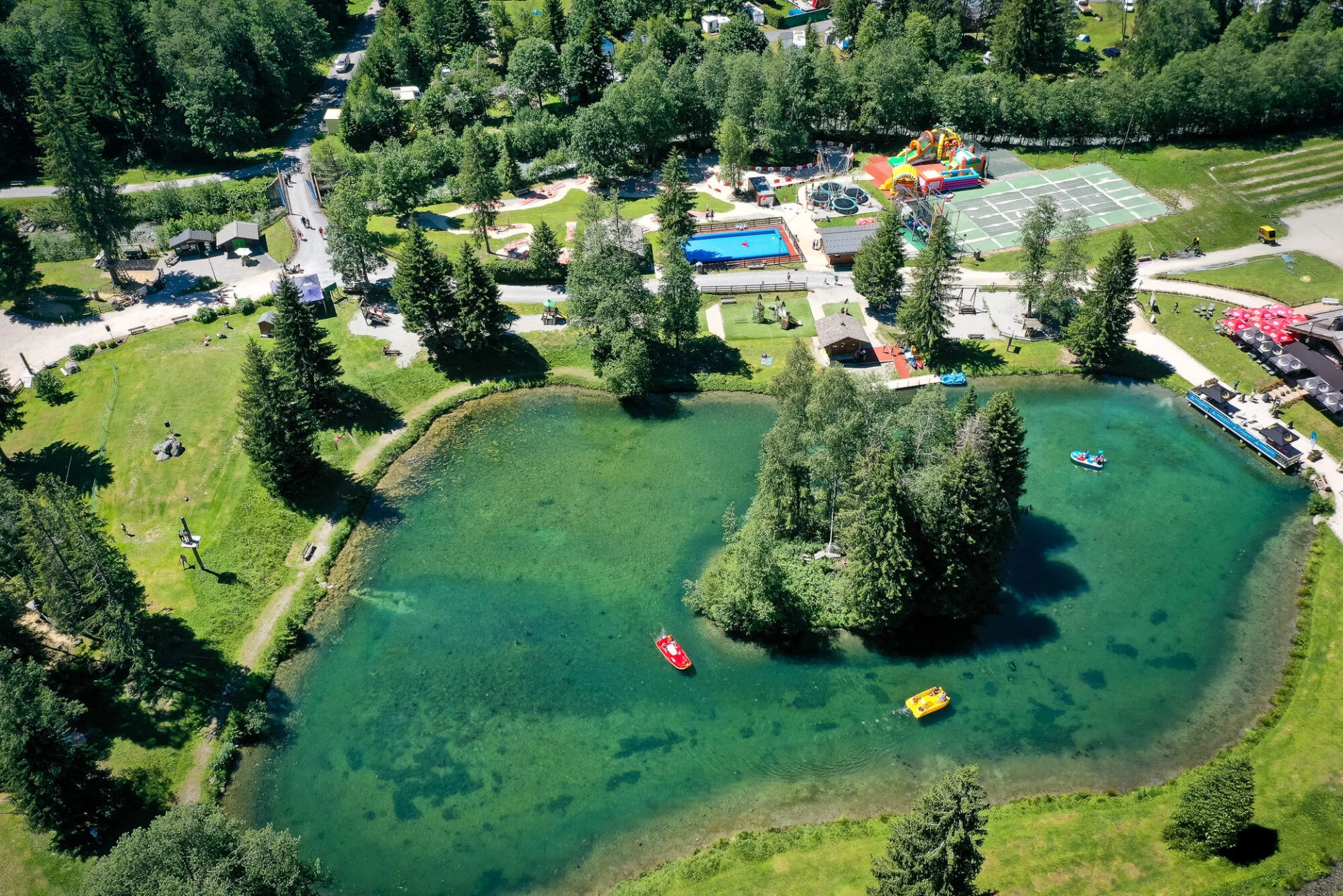 Gîte le Pontet i Les Contamines, start mot Notre-Dame-de-la-Gorge