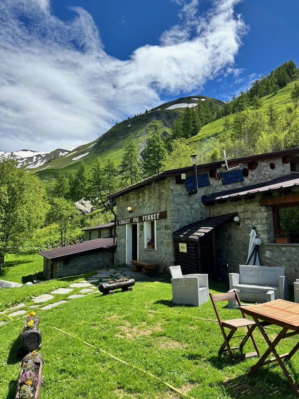 Hôtel Chalet Val Ferret i övre italienska Val Ferret