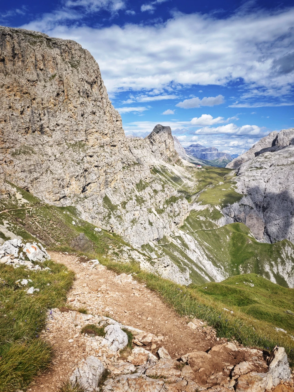Rifugio Alpe di Tires ovanför Alpe di Siusi
